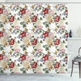 thumbnail image 1 of Ambesonne Spring Shower Curtain, Lilacs Roses Flowers, 69"Wx84"L, Pale Pink Cream, 1 of 3