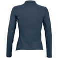 thumbnail image 2 of SOLS Womens Podium Cotton Pique Long-Sleeved Polo Shirt, 2 of 4