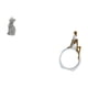 thumbnail image 5 of Figura de escritorio,Estatua de gato,linda estantería,escritorio,decoración del hogar,Estatua de niña,Estatuas de mujeres y niñas,estatuillas,decoración elegante,Escultura de arte, 5 of 8