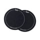 thumbnail image 1 of Parche de bombo Hugo 2 Piezas Protector de Tambor Negro 9.6 cm, 1 of 9