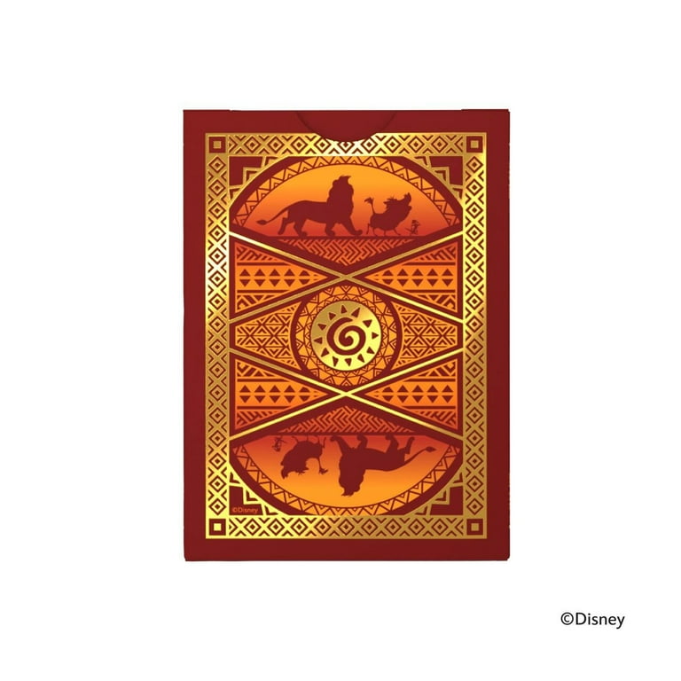 Bicycle Playing Cards, Lion King Inspired, Poker Size Standard