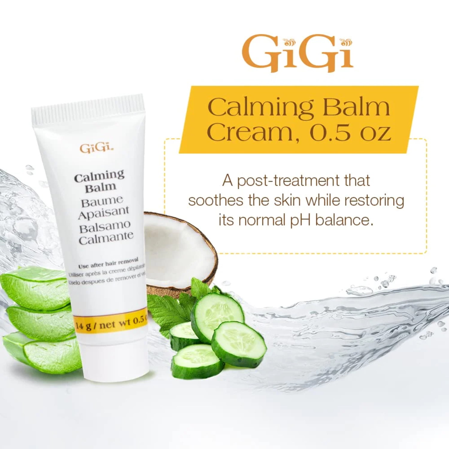 GiGi Hair Removal Cream for The Face 1 oz Calming Balm .5 oz