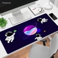 thumbnail image 1 of Alfombrilla de ratón negra de Anime astronauta, tapete de escritorio para ordenador portátil, suave, antideslizante, alfombrilla de ratón Kawaii, 900x400 qiuyongming unisex, 1 of 2