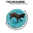 thumbnail image 4 of Cama Antiestres Lunics Chica Peluche Aqua, 4 of 9