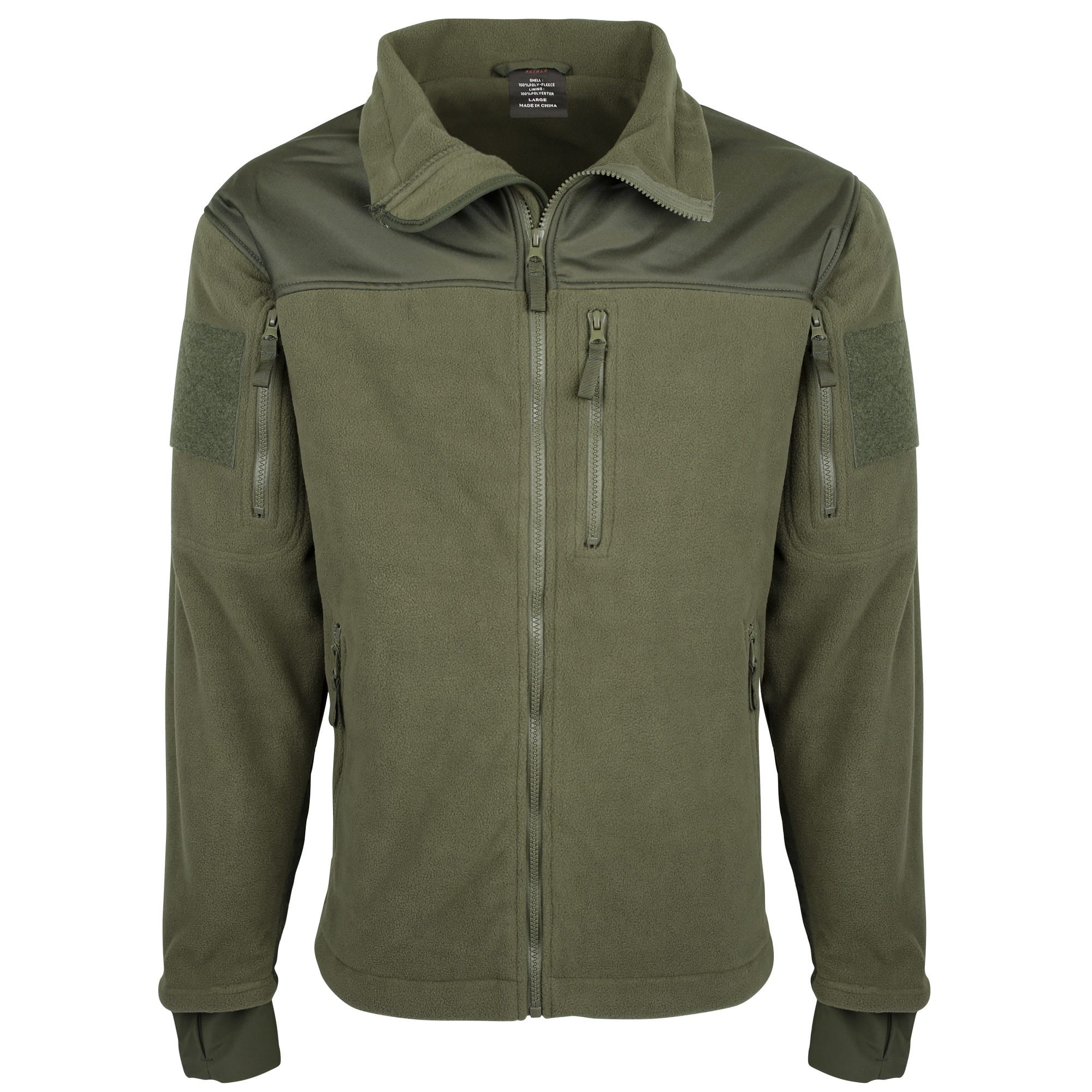 Spec Ops Tactical Fleece Jacket M OD Green Walmart