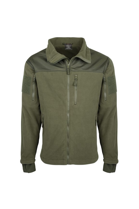 Custom Spec Ops Tactical Fleece Jacket XL OD Green