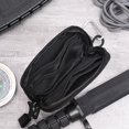 thumbnail image 4 of Belt Waist Wallets Coin Key Purse Pack Card Storage Pouch Rectangles Shape Phone Pack Waist Bag, 4 of 8