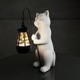 thumbnail image 6 of 10 Inch Solar Cat Garden Statue, Porch Patio Decor, Outdoor Yard Decoration, 6 of 6