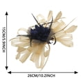 thumbnail image 3 of Ornement Photo en Forme de Fleur pour Femmes Club Headdress, 3 of 4