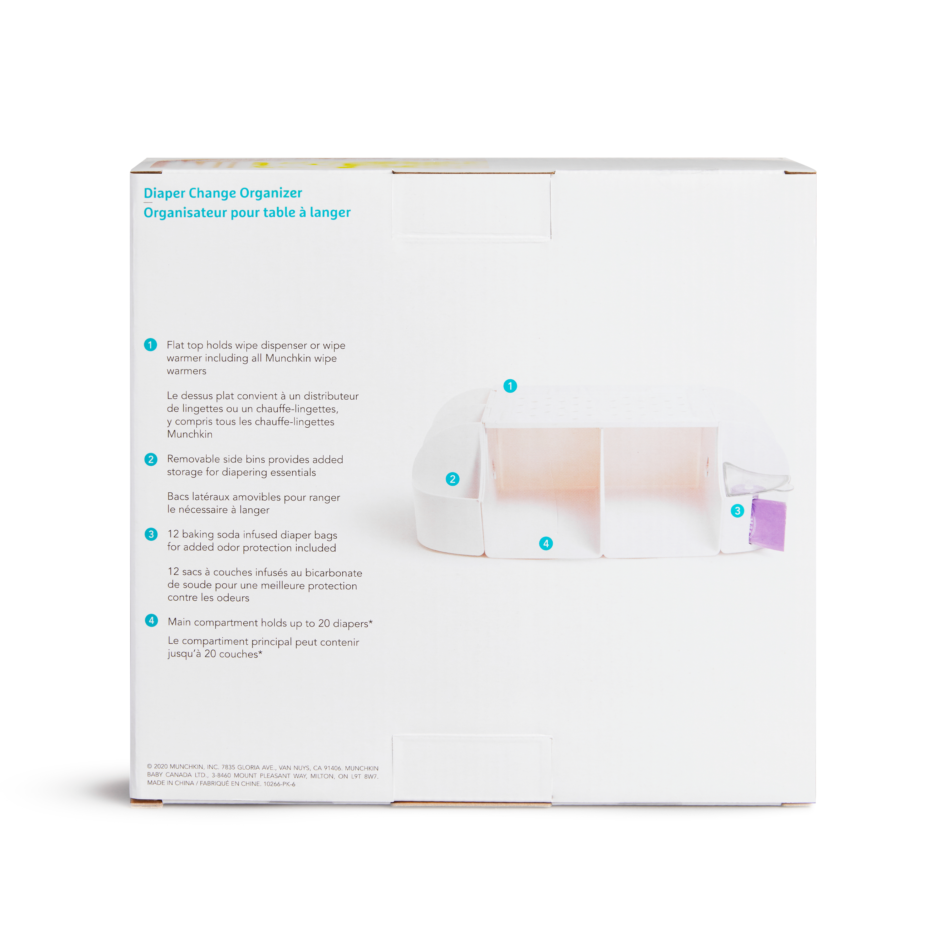 Munchkin Baby Diaper Organizer with Stacker photo 8