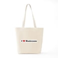 thumbnail image 6 of CafePress - I Love Mushrooms Tote Bag - Unisex Canvas Tote Bag, Beige, 1-Piece, 6 of 7