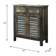 thumbnail image 2 of Oak Main Color - Two Drawers for Storage - Entryway Use - Elegant Console Table, 2 of 2