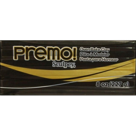Polyform Premo Polymer Clay 8oz Black