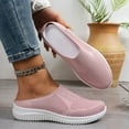 thumbnail image 6 of CAIXAI Wide Toe Box Shoes Women Adjustable Upper Platform Sneakers Breathable Slip on Women Walking Shoes Mesh Knitted Woven Mary Jane Shoes Hands Free Soft Shoes, 6 of 8