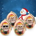 thumbnail image 5 of Santa Claus Expression Eggs Keychains Change Face Guessing Christmas Pendant Ancient Beads, 5 of 5