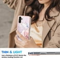 thumbnail image 2 of Case Compatible with Samsung Galaxy A14 5G Cases Samsung A14 5G Phone Case Ultra Thin Anti-Scratch Marble Protective case (Pink), 2 of 14