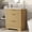 30"Natural, variant on 24" Fluted Bathroom Vanity with Sink, Farmhouse Freestanding Bathroom Sink Cabinet with 2 Drawers & 1 Flip-Down Drawer, Easy Assembly & Cleaning, White