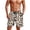Cow Print, variant on Yuyamidu Men's Board Shorts Swim Trunks Polka Dot Mens Bathing Suit Vacation Summer Swim Shorts for Beach Pool Use Man M