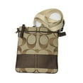 thumbnail image 2 of Pre-Owned Coach Signature Swing Shoulder Bag in Khaki Leather (Good), 2 of 9