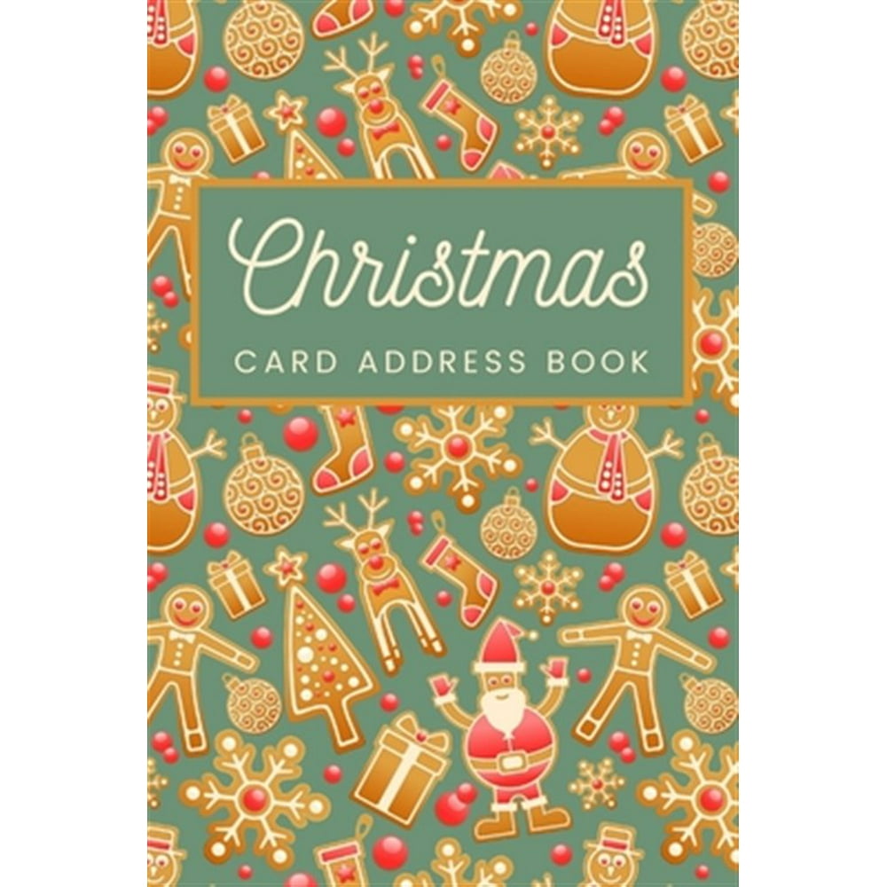 Christmas Card Address Book Christmas Card Record Book, Christmas
