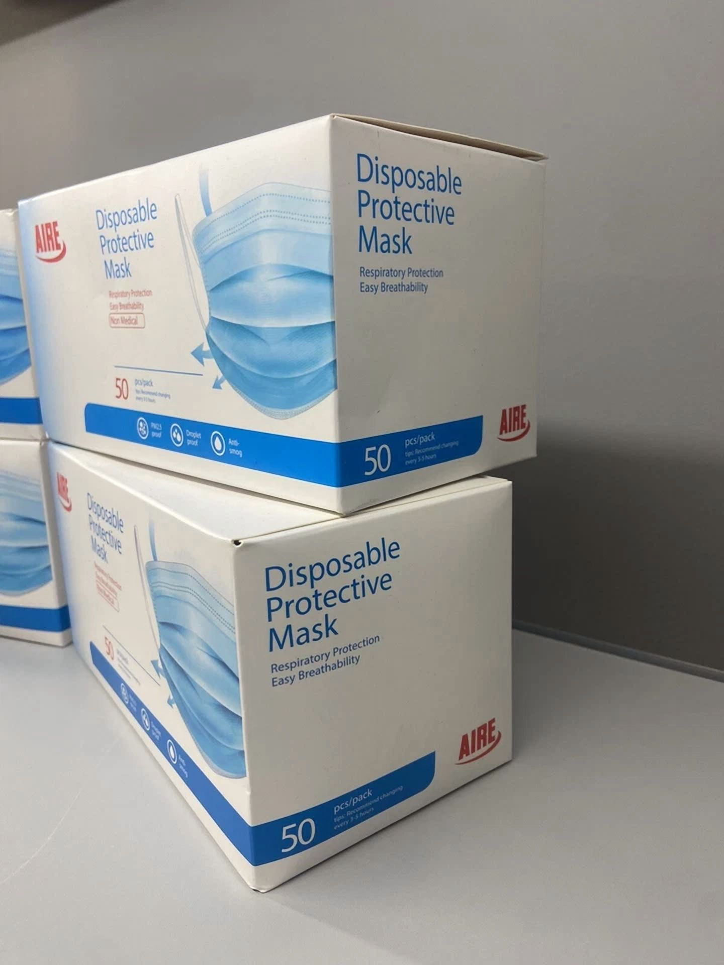 CIRCLE- Impact 50 Disposable Filter Protective Face Masks Pack Of 4 (200 Pcs)