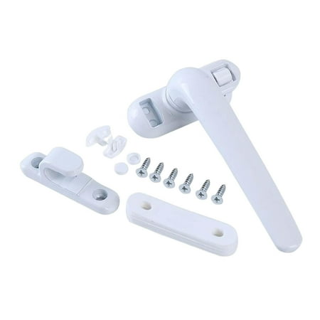 

Universal Casement Locking Handle Furniture handle for door Window Hardware Aluminum Replacement Window Handles for Double Glazing Door White Left