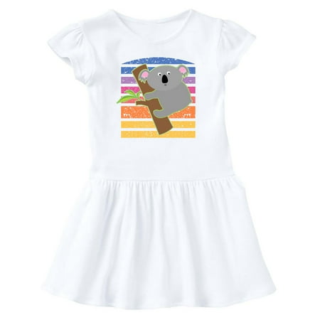 

Inktastic Koala Cute Girls Rainbow Gift Baby Girl Dress