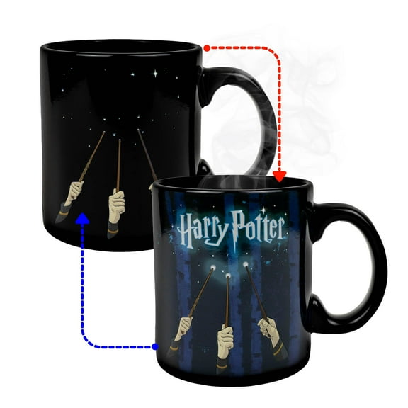 Harry Potter Wands Heat-Reveal Mug | Holds 20 Ounces