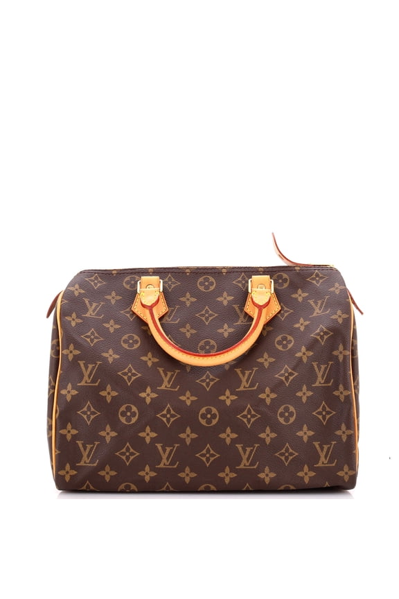 Pre-Owned Speedy Handbag Monogram Canvas 30 By Rebag