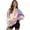 Multicolor-Tie Dye, variant on HELLHERO Mushroom Leaf Print Sweatshirt for Women Long Sleeve Oversized Pullover Clothes Comfy Crew Neck Sweatshirt with Pocket Size L