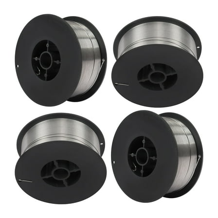 4Pcs E71T-GS Flux Core Gasless MIG Wire .035" Diameter 2lb Spool Welding Wire