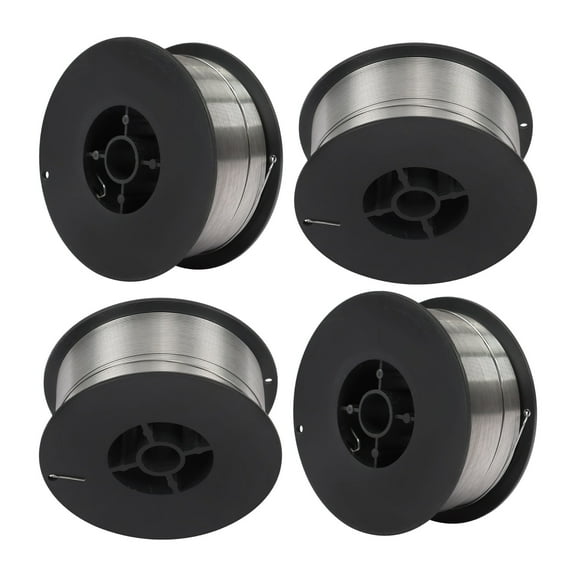 4Pcs E71T-GS Flux Core Gasless MIG Wire .035" Diameter 2lb Spool Welding Wire