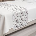 thumbnail image 2 of Animal Bed Runner, Bear Koalas Pattern on a Plain Background, Decorative Accent Bedding Scarf for Hotels Homes and Guestrooms, King, White Mauve Taupe, by Ambesonne, 2 of 2