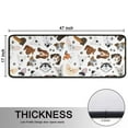 thumbnail image 5 of Kitchen Rugs Sets Of 2,Dachshund Dog Boston Terrier Dog Anti Fatigue Kitchen Mat Rugs Non Slip Washable,Decorative Kitchen Floor Mats for Kitchen,Sink,Laundry,17"x47"+17"x47", 5 of 5