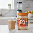 thumbnail image 3 of PBfit All-Natural Peanut Butter Powder, 850 g (30 oz) – 87% Less Fat, 4 g Protein, Gluten-Free Powdered Spread from Real Roasted Peanuts, 3 of 11