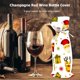 thumbnail image 1 of Funda Para Botella Botella de vino de Navidad Cubierta de tela Muñeco de nieve Papá Noel Fiesta de año nuevo Decoración para el hogar Sywqhk Libre de BPA, 1 of 4