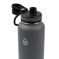thumbnail image 3 of Thermoflask Double Wall Vacuum Insulated Stainless Steel Water Bottle 2-Pack, Midnight/Stone, 3 of 6