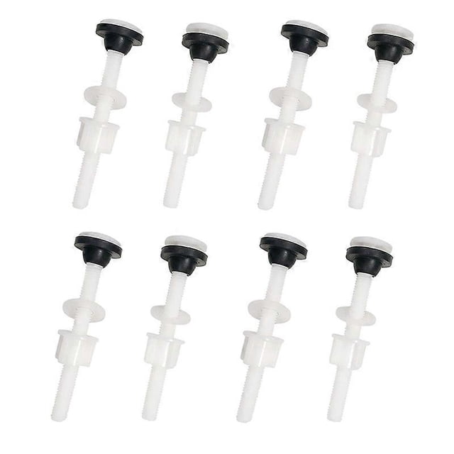 Pernos de plástico para tanque de inodoro yuxing kits de reparación blanco