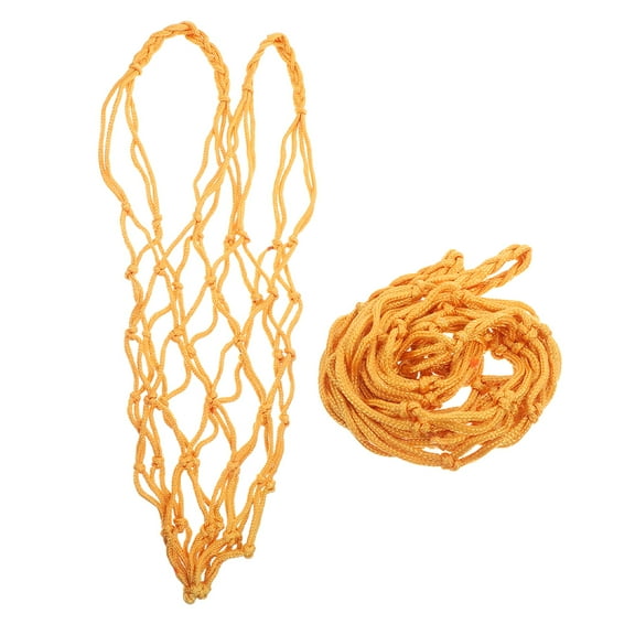 FRCOLOR 2pcs Nylon Mesh Hay Net Slow Feed Hay Bag for Horses and Livestock Feeding Net for Goats and Sheep Hanging Feeder and Farms