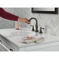 thumbnail image 3 of Delta 3597-Pd-Dst Cassidy 1.2 GPM Widespread Bathroom Faucet - Bronze, 3 of 7