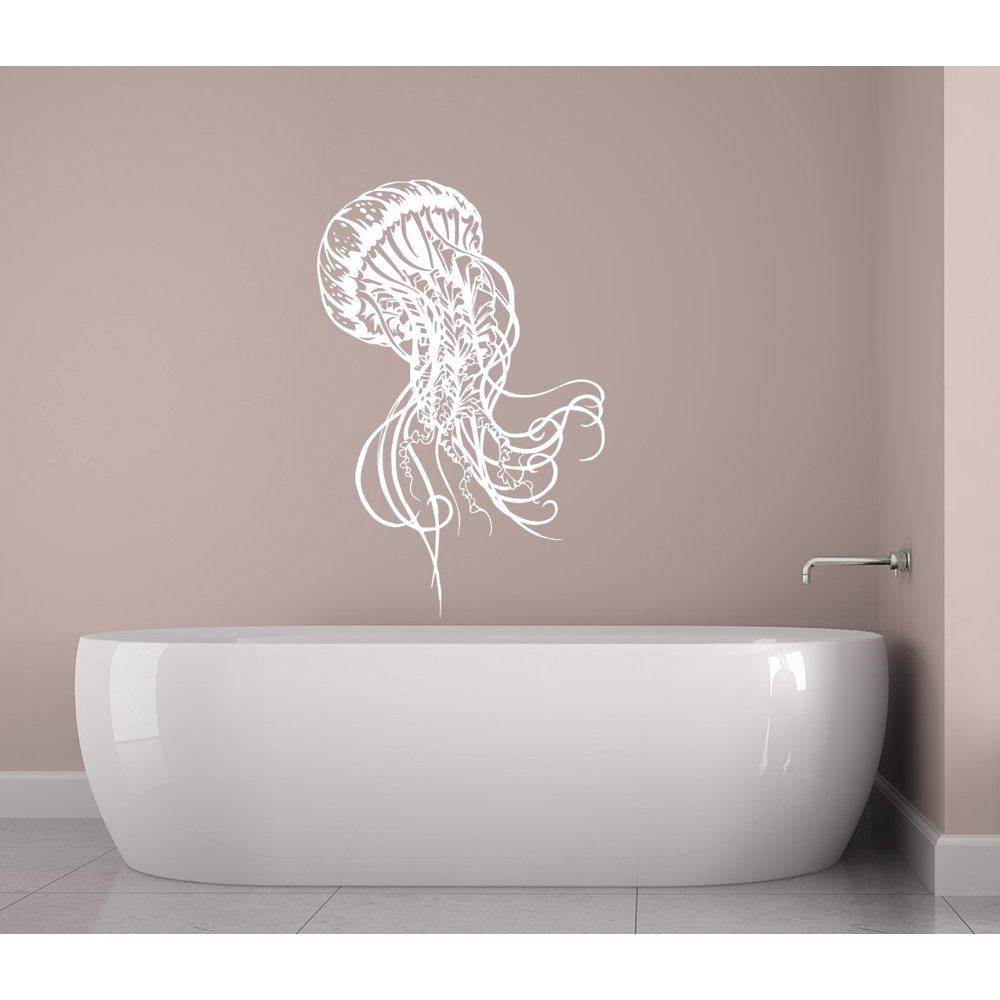 Jellyfish Decal Sea Life Wall Decals Bathroom Jelly Fish Vinyl Sticker