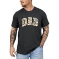 thumbnail image 3 of Dad Shirt for Men Retro Camo Hunting Graphic Tee Camouflage Military TShirt Dark Gray Heather Shirt Adult X-Large, 3 of 7