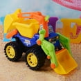 thumbnail image 6 of Large Plastic Construction Loader Toy for Boys Girls with Movable Front Bucket and Durable Wheels for Outdoor Play, 6 of 7