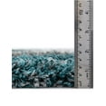 thumbnail image 5 of Unique Loom Soft Touch Shag Collection Area Rug - Selin (7' 10" x 10' Rectangle Turquoise/Gray), 5 of 7