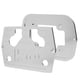 thumbnail image 2 of Aluminum Alloy Battery Tray Mounting Bracket Car Modiifed AccessorySilver, 2 of 5