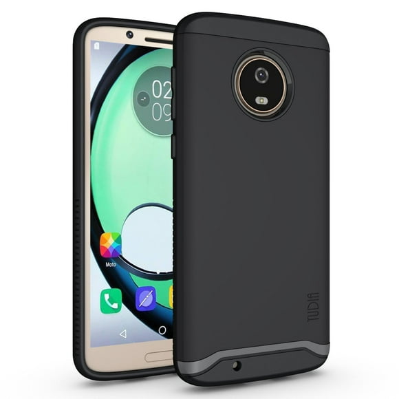 Motorola Moto G6 Case, TUDIA Slim-Fit [Merge] Extreme Protection/Rugged but Slim Dual Layer Case for Motorola Moto G6 [NOT Compatible with Moto G6 Plus] (Matte Black)