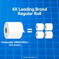 thumbnail image 3 of Cottonelle Ultra Clean Toilet Paper, Strong Toilet Tissue, 24 Mega Rolls, 3 of 9