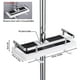 thumbnail image 4 of 21MM-25MM Shower Shelf Soap Holder Bathroom Shower Storage No Drilling with Shower Soap Dish, Hooks and Towel Holder Wall Mounted Rustproof Self Adhes, 4 of 5