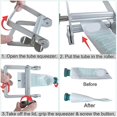 thumbnail image 2 of Toothpaste Squeezer, Metal Tube Roller, Rotating Toothpaste Dispenser, Tube Squeezer, Stainless Ste, 2 of 5