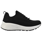 Skechers Sneakers for Women Bobs Sparrow 2.0 Allegiance Crew Slip on Sneakers Mesh Upper Elastic Bungee Memory Foam Cushioned Insole